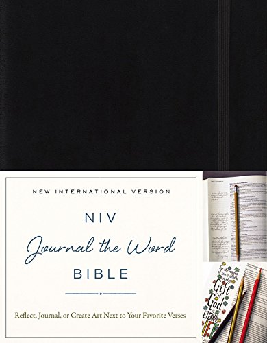 Book Cover NIV, Journal the Word Bible, Hardcover, Black: Reflect, Journal, or Create Art Next to Your Favorite Verses