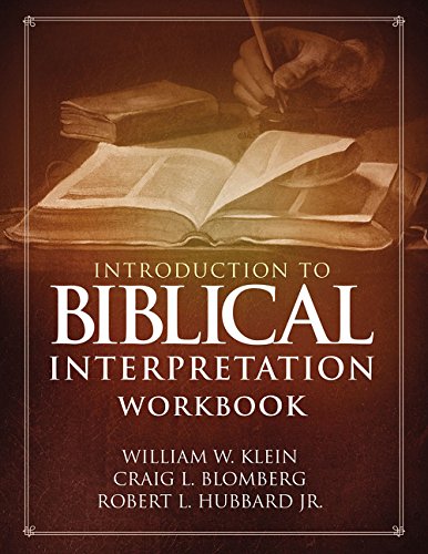 Book Cover Introduction to Biblical Interpretation Workbook: Study Questions, Practical Exercises, and Lab Reports