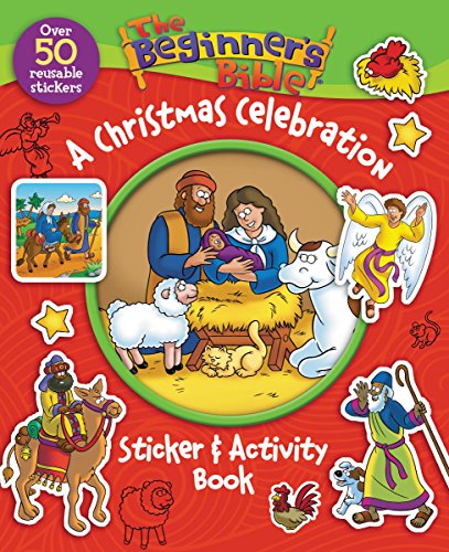 Book Cover The Beginner's Bible A Christmas Celebration Sticker and Activity Book