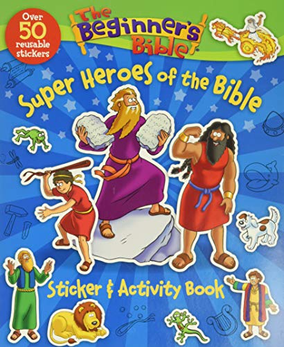 Book Cover The Beginner's Bible Super Heroes of the Bible Sticker and Activity Book