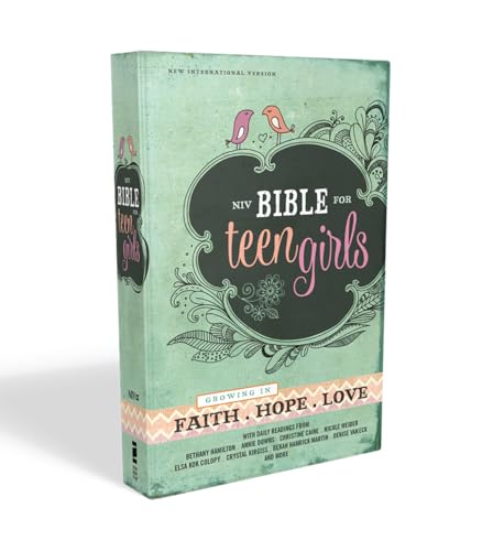 Book Cover NIV, Bible for Teen Girls, Hardcover: Growing in Faith, Hope, and Love