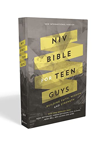 Book Cover NIV, Bible for Teen Guys, Hardcover: Building Faith, Wisdom and Strength