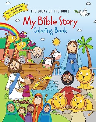Book Cover My Bible Story Coloring Book: The Books of the Bible