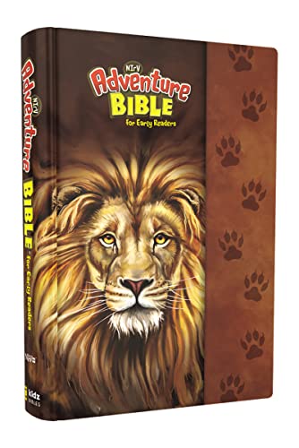 Book Cover NIrV, Adventure Bible for Early Readers, Hardcover, Full Color Interior, Lion