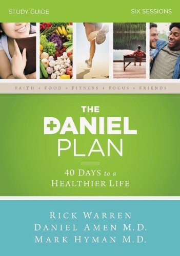 Book Cover The Daniel Plan Study Guide with DVD: 40 Days to a Healthier Life