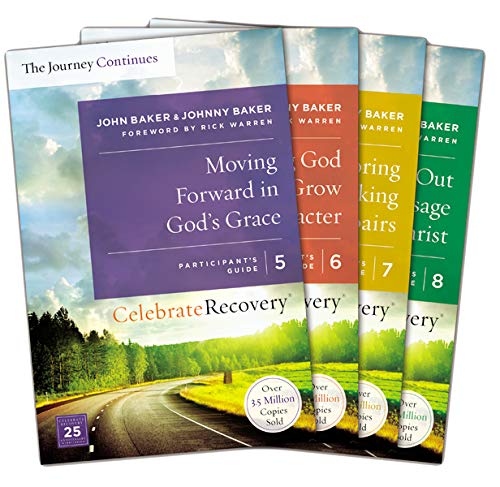 Book Cover Celebrate Recovery: The Journey Continues Participant's Guide Set Volumes 5-8: A Recovery Program Based on Eight Principles from the Beatitudes