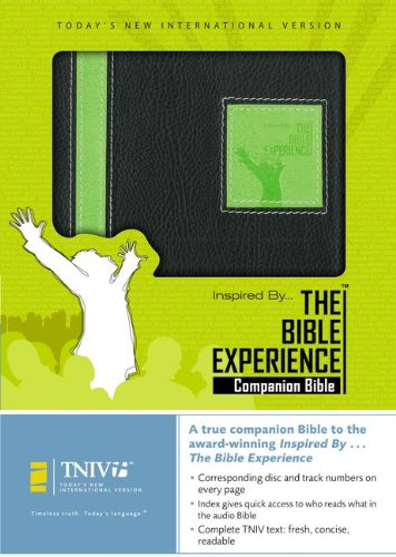 Book Cover Inspired By...The Bible Experience Companion Bible, Black / Lime Edition