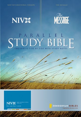 Book Cover NIV and The Message Parallel Study Bible: Updated Numbered Edition