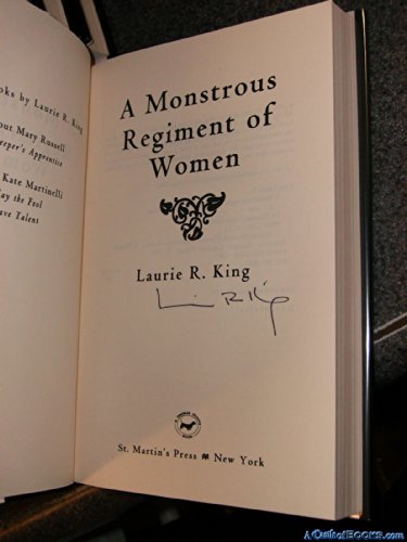Book Cover A Monstrous Regiment of Women