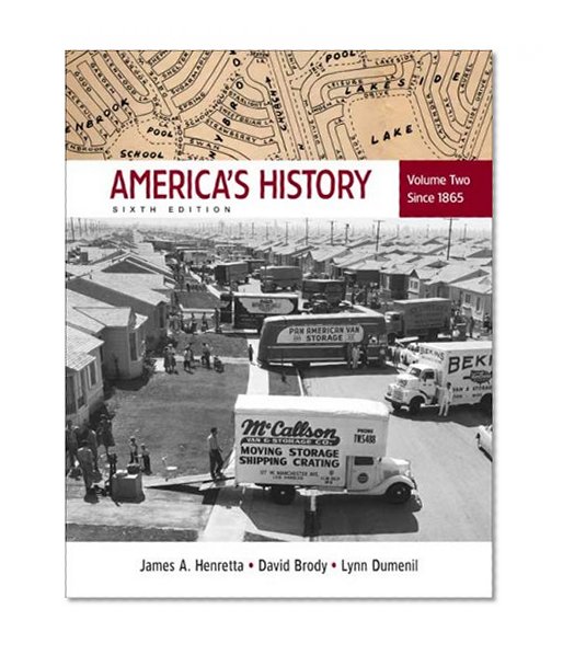 Book Cover America's History, Vol. 2: Since 1865