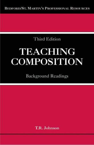 Book Cover Teaching Composition: Background Readings (Bedford/St. Martin's Professional Resources)