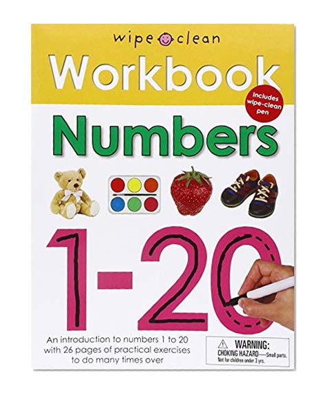 Wipe Clean Workbook Numbers 1-20
