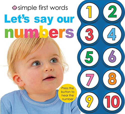 Book Cover Simple First Words Let's Say Our Numbers