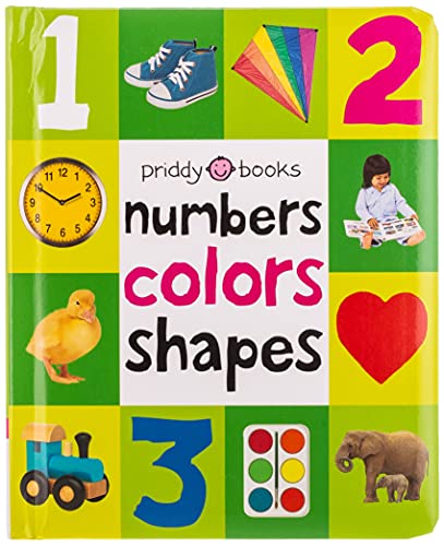 Book Cover First 100 Padded: Numbers, Colors, Shapes