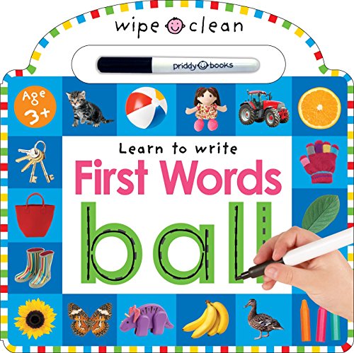 Book Cover Wipe Clean: First Words