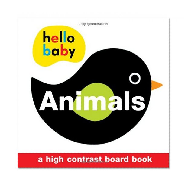 Book Cover Hello Baby: Animals: A High-Contrast Board Book