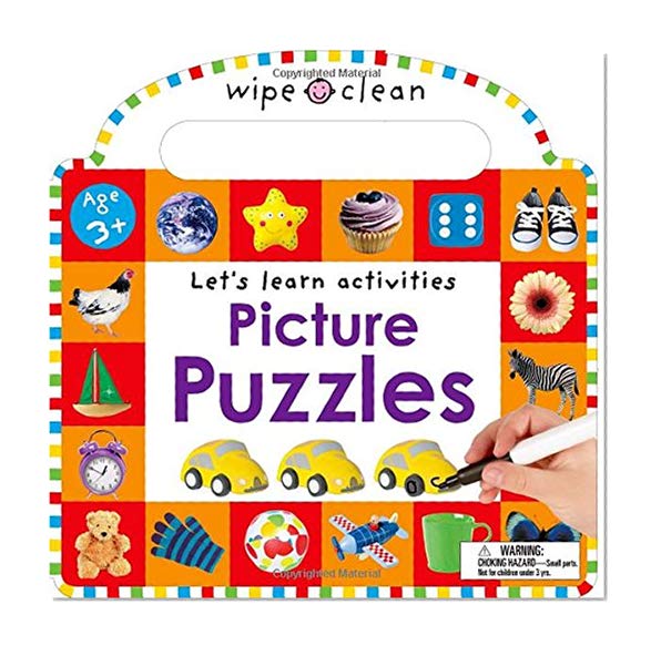 Book Cover Wipe Clean: Picture Puzzles: Let's Learn Activities