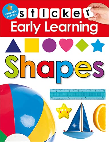 Book Cover Sticker Early Learning: Shapes: With Reusable stickers
