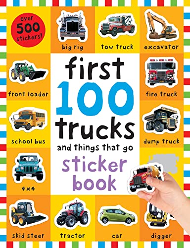 Book Cover First 100 Stickers: Trucks and Things That Go: Sticker book