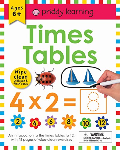 Book Cover Wipe Clean Workbook: Times Tables (enclosed spiral binding) (Wipe Clean Learning Books)