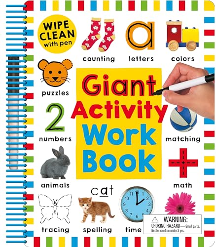 Book Cover Wipe Clean: Giant Activity Workbook (Wipe Clean Activity Books)