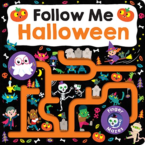 Book Cover Maze Book: Follow Me Halloween (Finger Mazes)