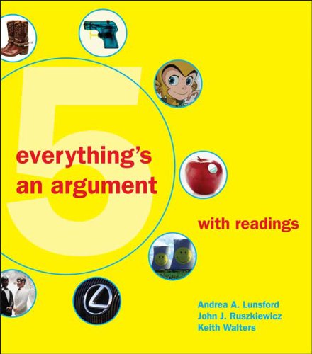 Book Cover Everything's an Argument with Readings