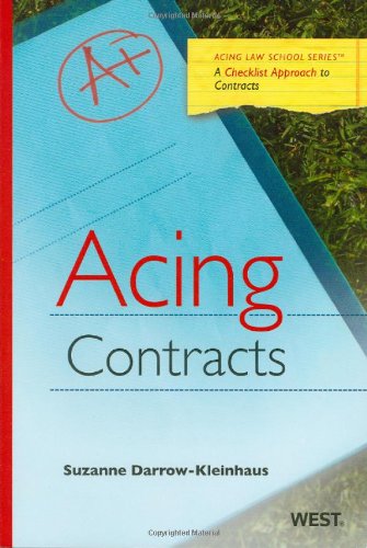 Book Cover Acing Contracts (Acing Series)