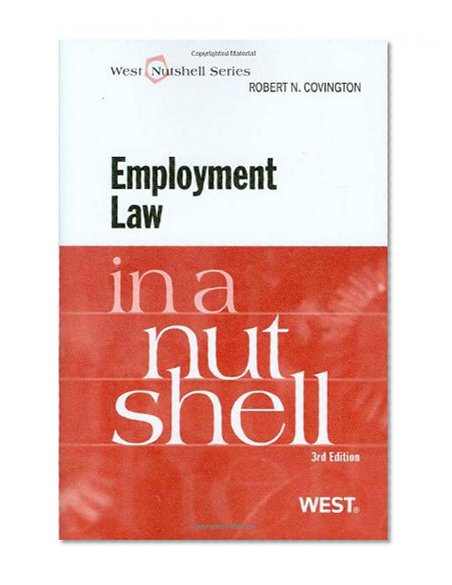 Book Cover Employment Law in a Nutshell, Third Edition (West Nutshell)