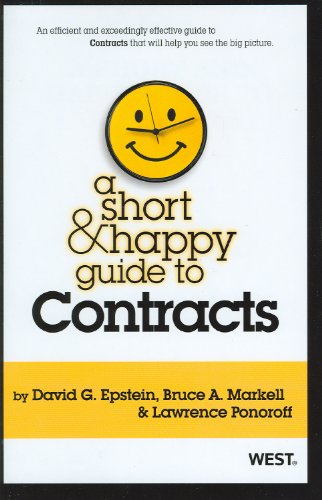 Book Cover A Short & Happy Guide to Contracts (Short & Happy Guides)