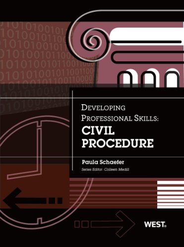 Book Cover Developing Professional Skills: Civil Procedure