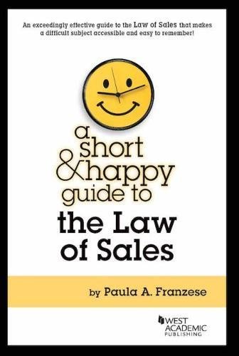 Book Cover A Short & Happy Guide to the Law of Sales (Short & Happy Guides)