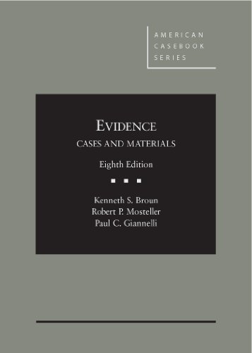 Book Cover Evidence (American Casebook Series)
