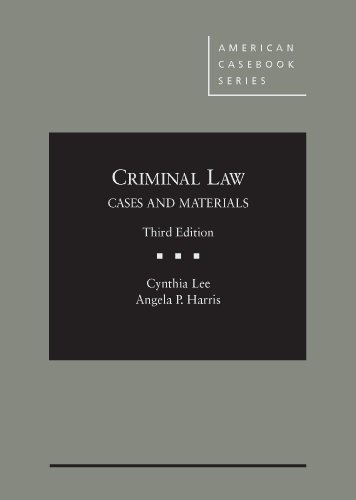 Book Cover Criminal Law (American Casebook Series)