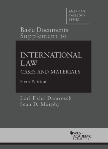 Book Cover Basic Documents Supplement to International Law (American Casebook Series)