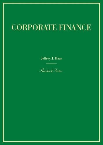 Book Cover Corporate Finance (Hornbooks)