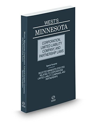 West' s® Minnesota Corporation, Limited Liability Company, and Partnership Laws, 2015 ed.