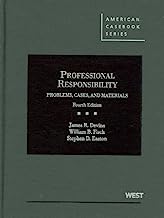 Book Cover Professional Responsibility Problems Cases and Materials (American Casebook Series)