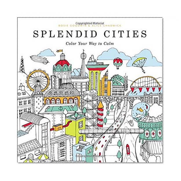 Book Cover Splendid Cities: Color Your Way to Calm