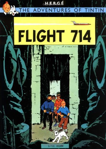 Book Cover Flight 714 (The Adventures of Tintin)