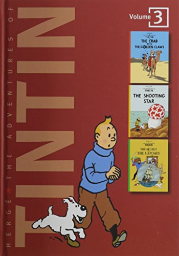 Book Cover The Adventures of Tintin, Vol. 3: The Crab with the Golden Claws / The Shooting Star / The Secret of the Unicorn (3 Volumes in 1)