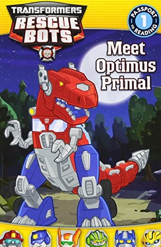 Book Cover Transformers:  Rescue Bots:  Meet Optimus Primal (Passport to Reading Level 1)