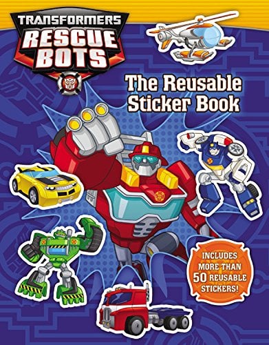 Book Cover Transformers Rescue Bots: Reusable Sticker Book