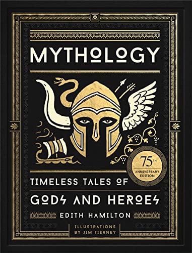 Book Cover Mythology: Timeless Tales of Gods and Heroes, 75th Anniversary Illustrated Edition (BLACK DOG & LEV)