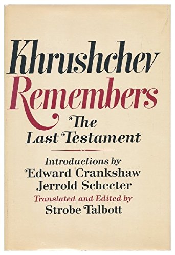 Book Cover Khrushchev Remembers: The Last Testament (Illustrated)