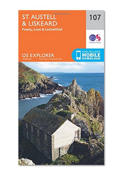 Book Cover St.Austell, Liskeard, Fowey, Looe and Lostwithiel (OS Explorer Map)