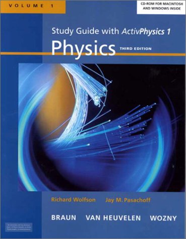 Physics for Modern Physics for Scientists and Engineers: Volume 1: ActivPhysics 1 [With CDROM]