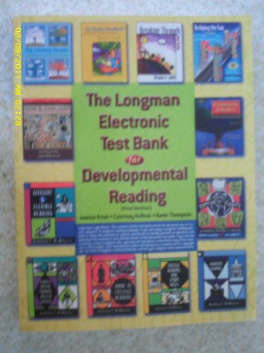 The Longman Test Bank for Developmental Reading..
