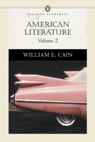 American Literature, Volume II (Penguin Academics Series)