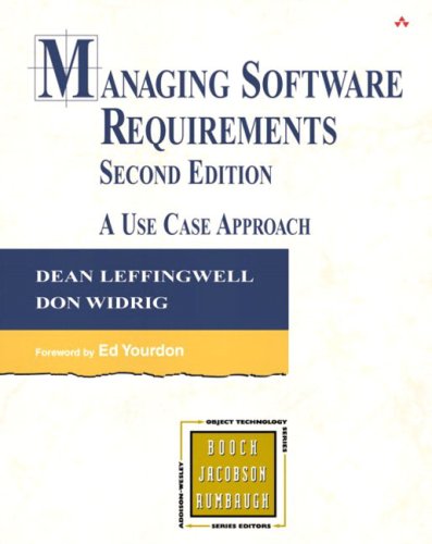 Book Cover Managing Software Requirements: A Use Case Approach (2nd Edition)